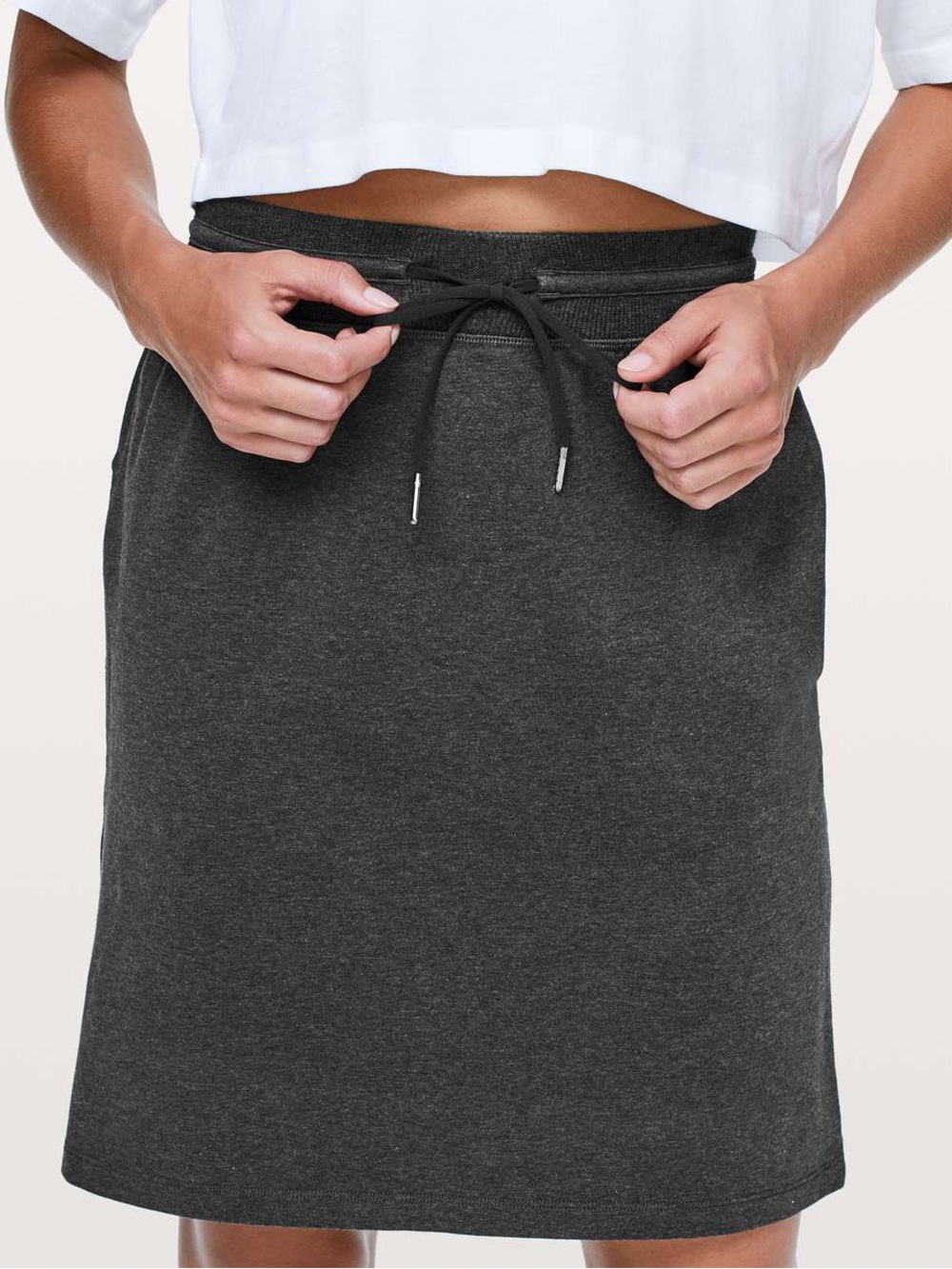 Lululemon Start Anew Skirt -
Heathered Black